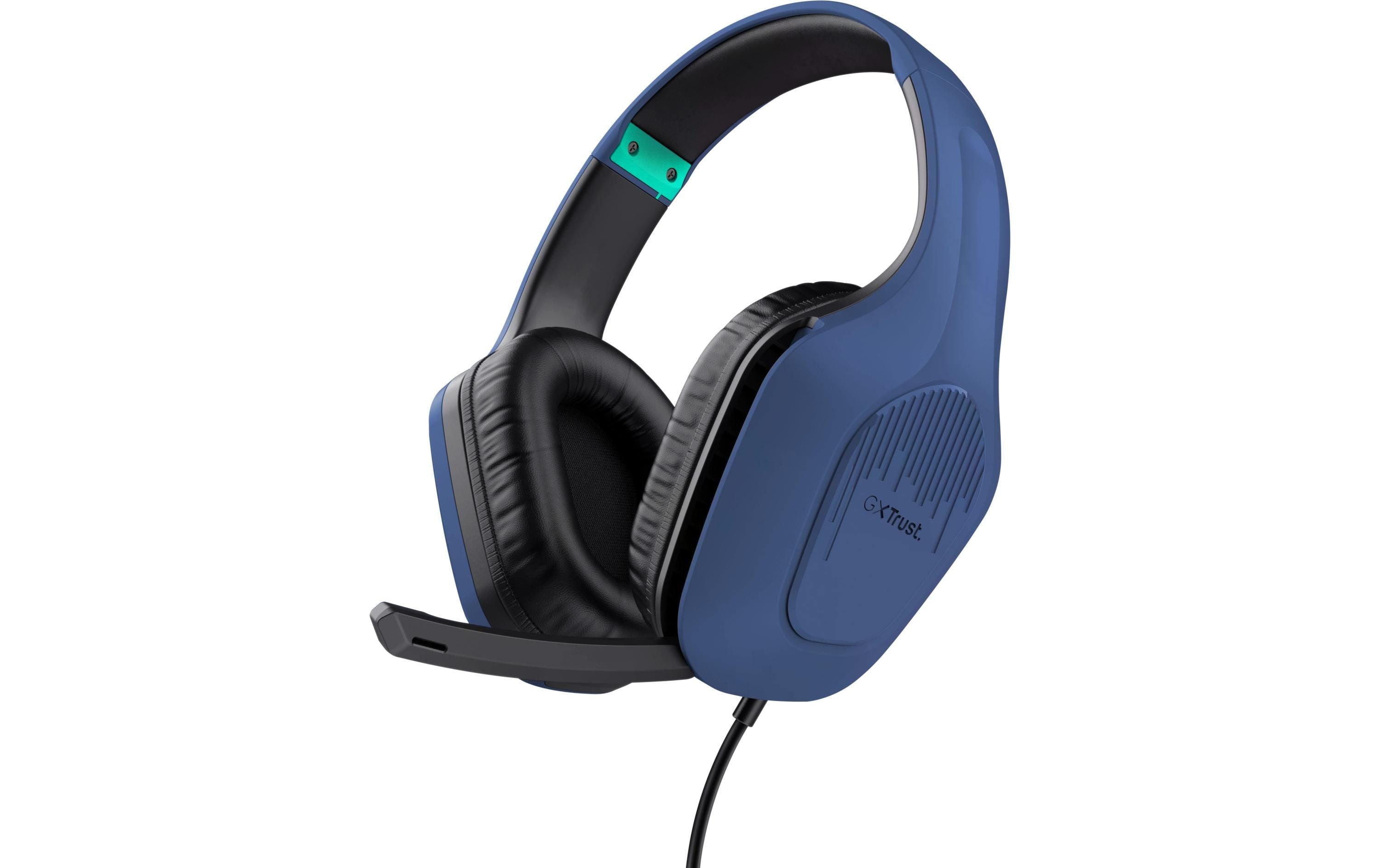 Trust GXT415 Zirox Gaming Headset blau