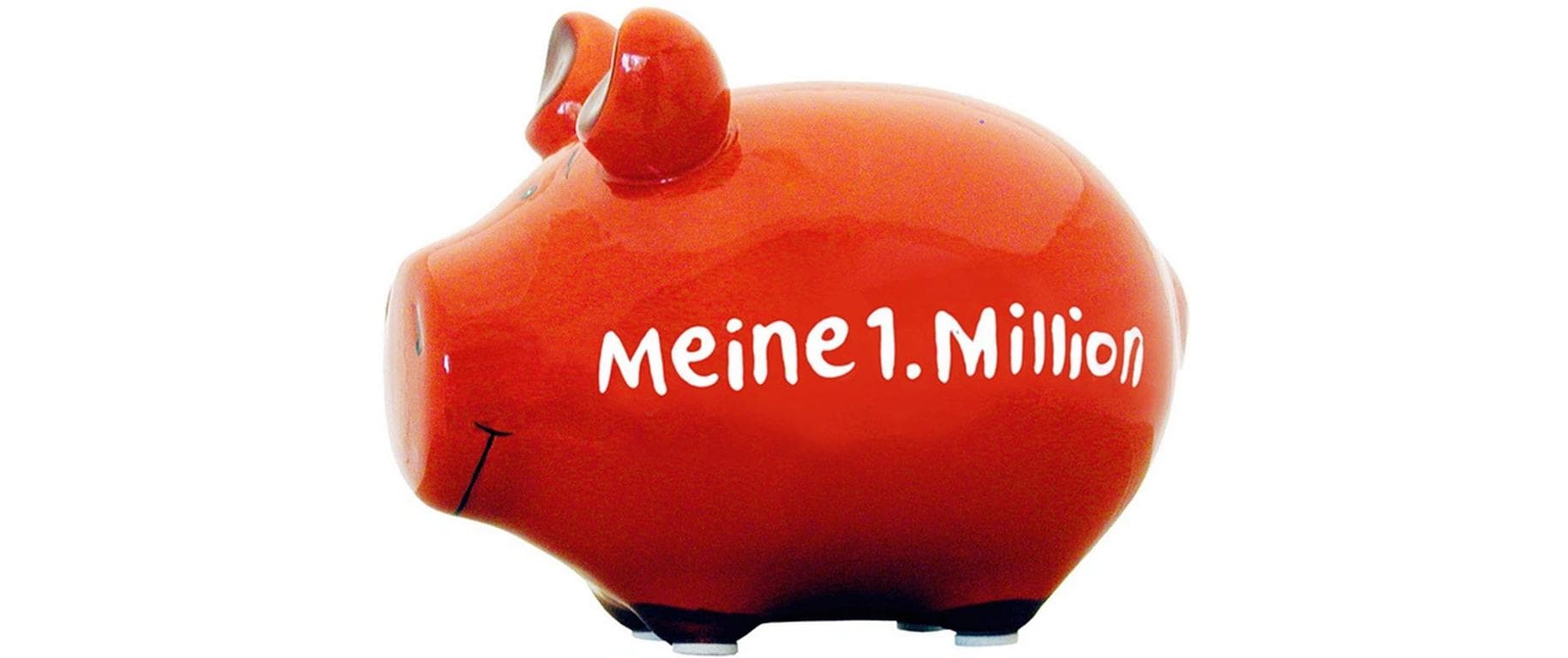 Sparschwein Meine 1. Million 12.5x9x9cm