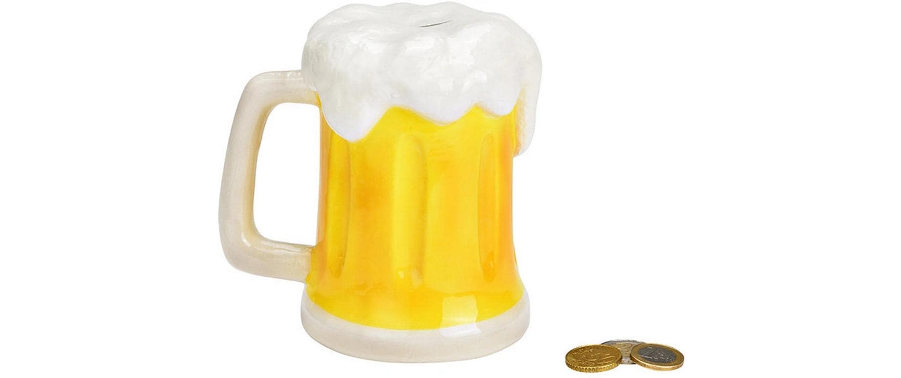 Spardose Bier 14x14x11cm