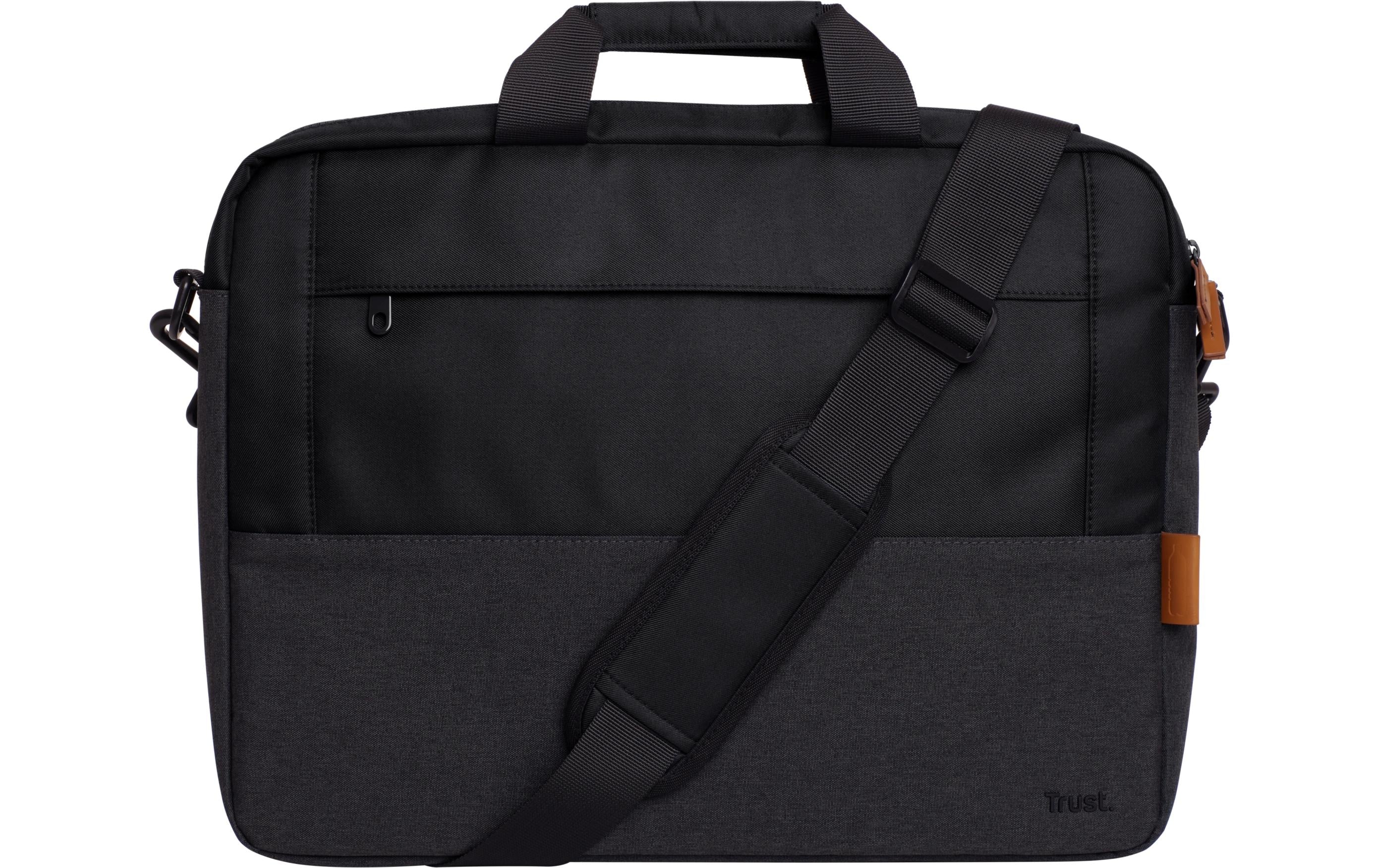 Trust Notebooktasche Lisboa schwarz für Notebooks bis 16" Bildschirm&Zubehör