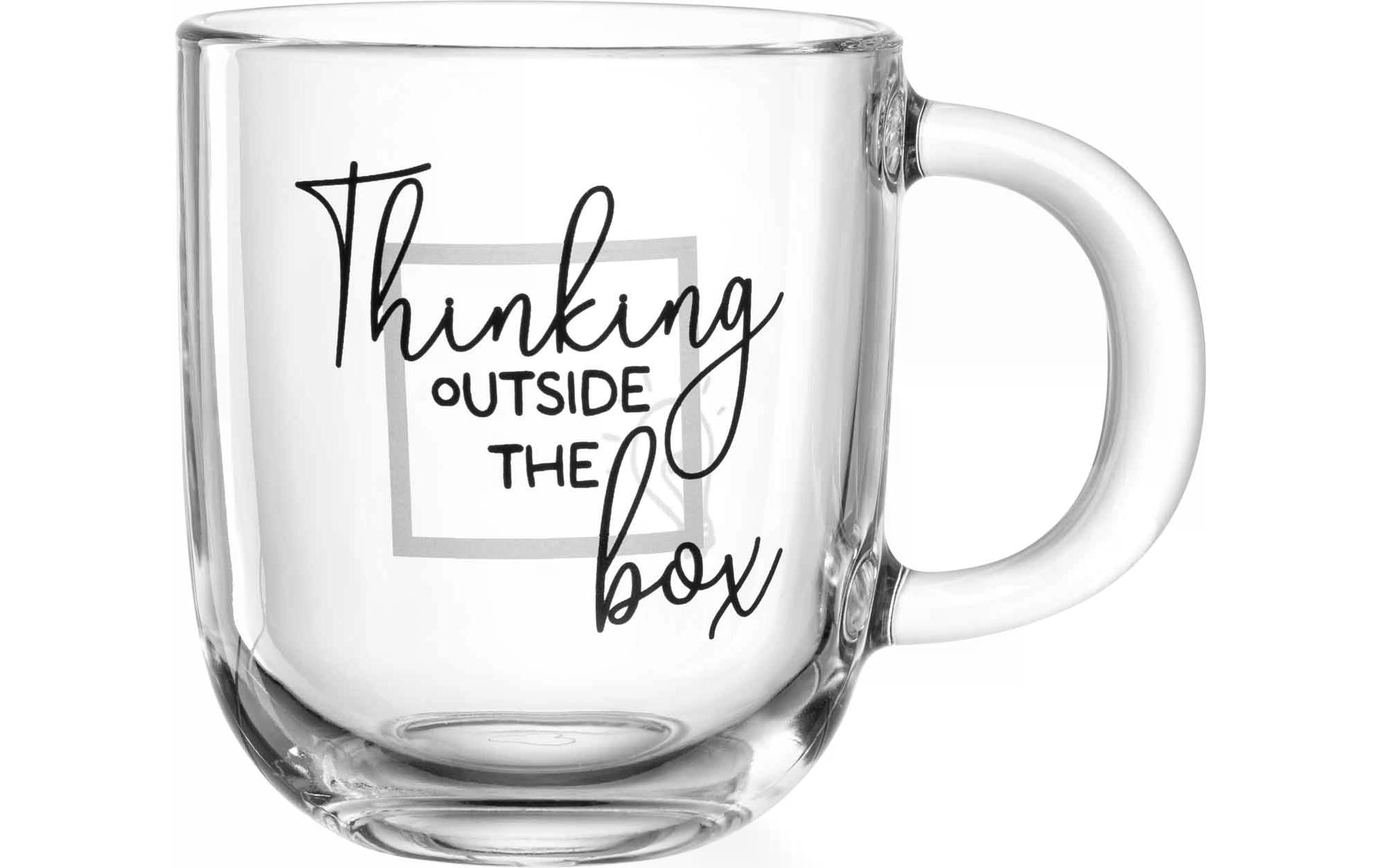 Leonardo Tasse Ufficio 400ml Coffee Think 1 Stk., 9x15cm, Nutzvol. 400ml