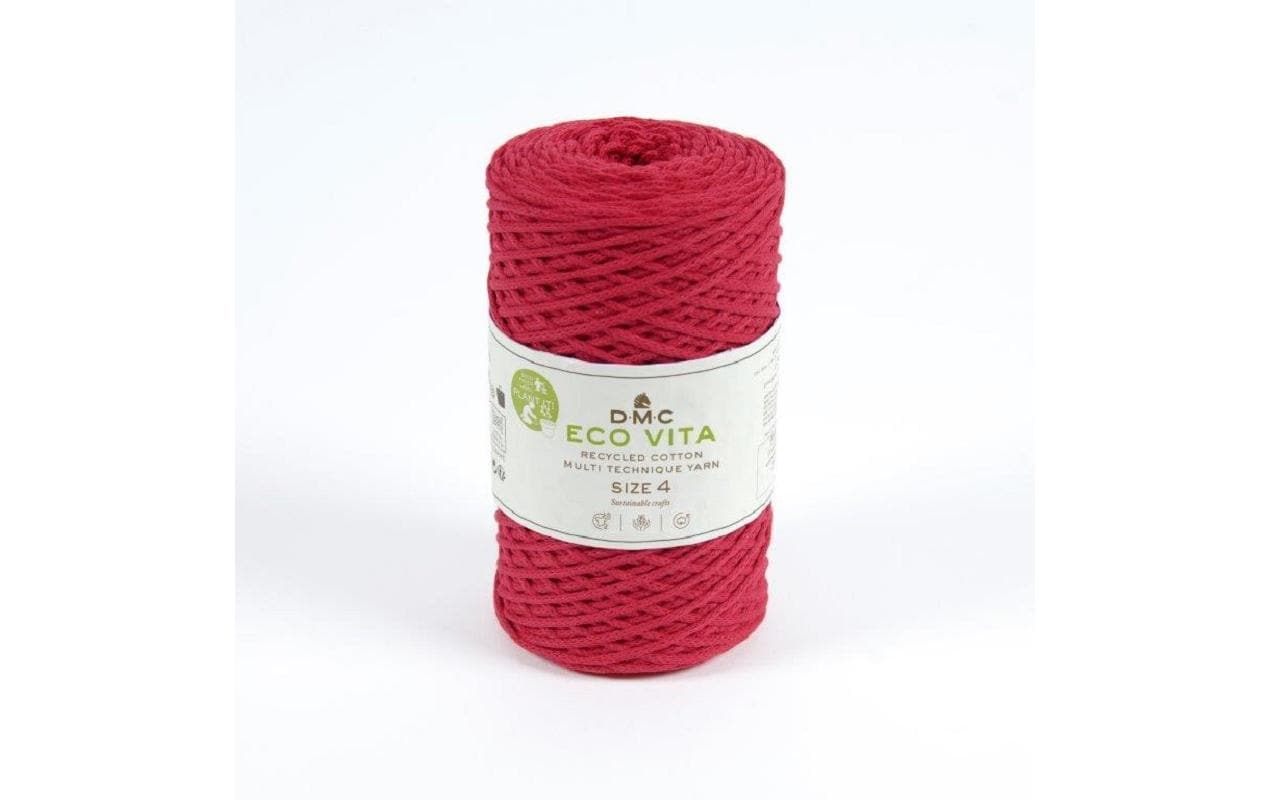 DMC Nova Vita 4 rot 250g 200 m, 80% CO, 20% PES