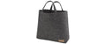 eskimo Einkaufstasche Shopper Uni Dunkelgrau, 50x38x12 cm, 100% Polyester