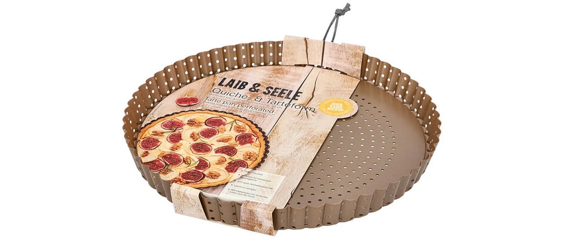 RBV Birkmann Laib & Seele Tarteform Ø 30 cm, Höhe: 3 cm, perforiert