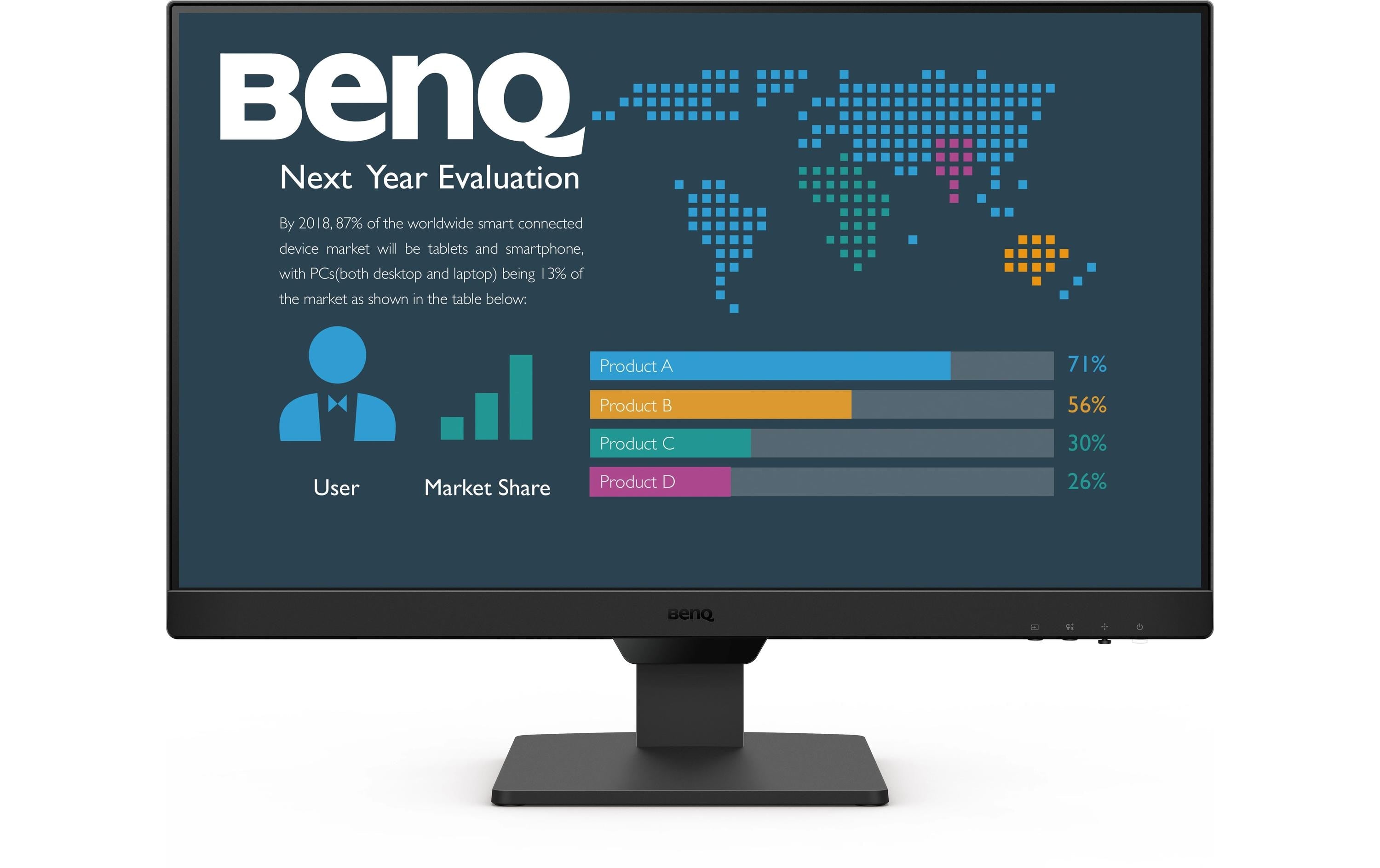 BenQ BL2490 23.8" LED 1920x1080 DP, 2x HDMI, 16:9, Speaker