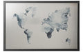 Bi-Office Whiteboard Weltkarte 60x40cm