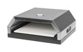STRUCT Pizzabox grau 35x40x16cm, mit Thermometer+Pizzastein
