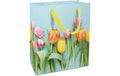 B+C Geschenktasche Ostern 18x21x8cm, Tulpen