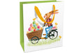 B+C Geschenktasche Ostern 18x21x8cm, Eiertrasnport