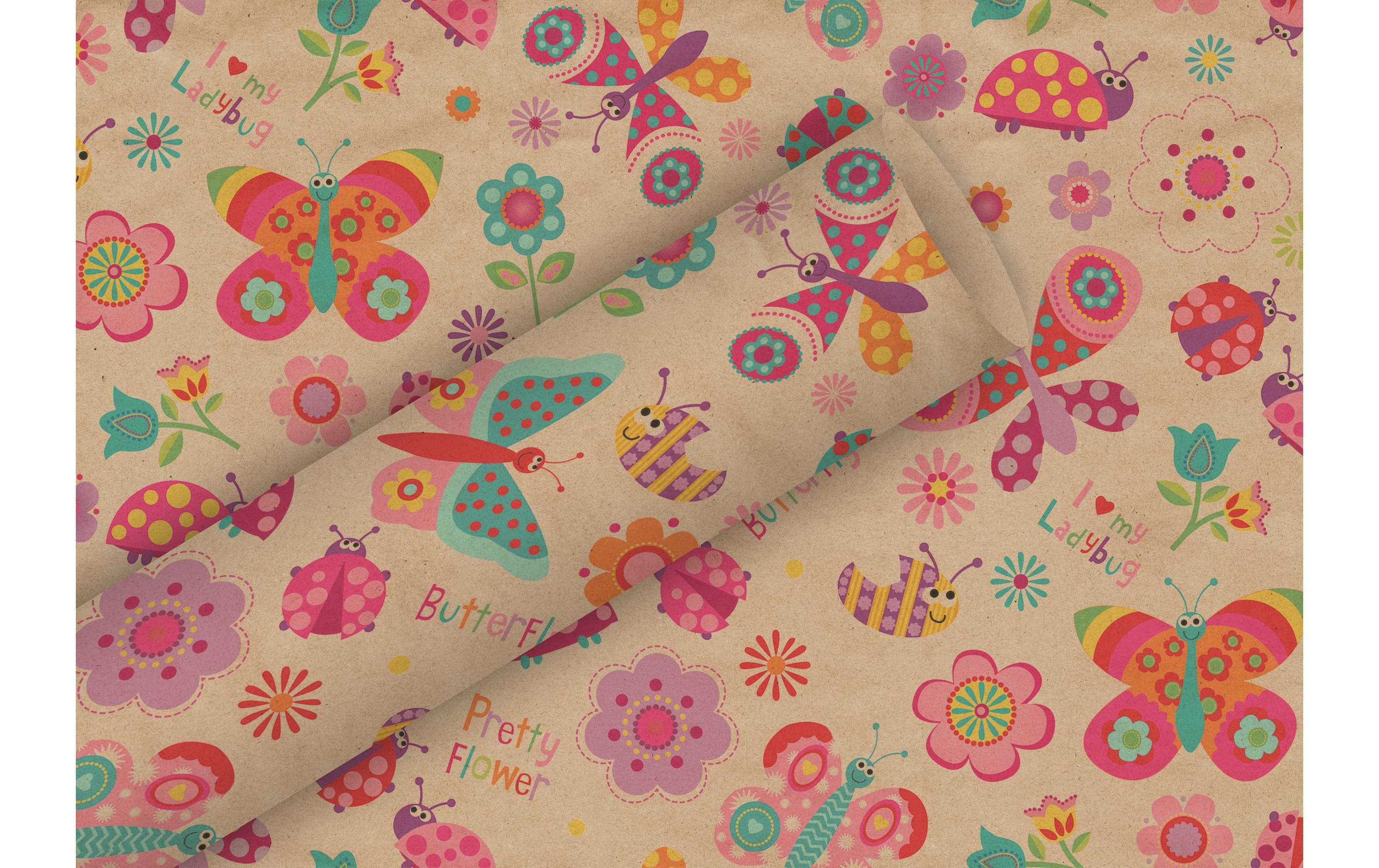 B+C Geschenkpapier by Nature Graspapier, Flying Friends