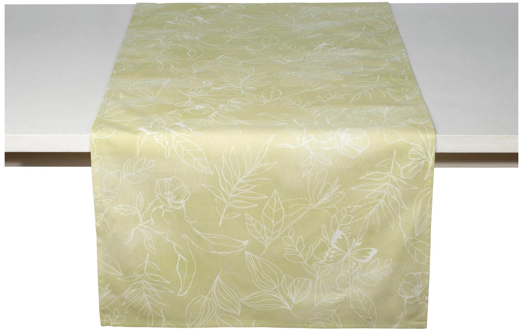 Pichler Tischläufer Amadeus lime 50x150cm