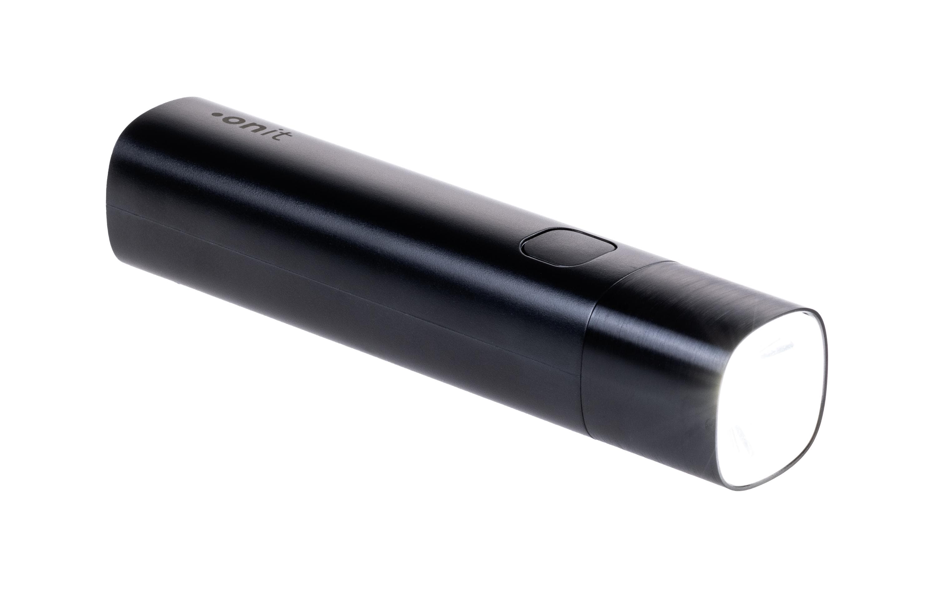 onit Powerbank 3000mAh Taschenlampe 3000 mAh, schwarz