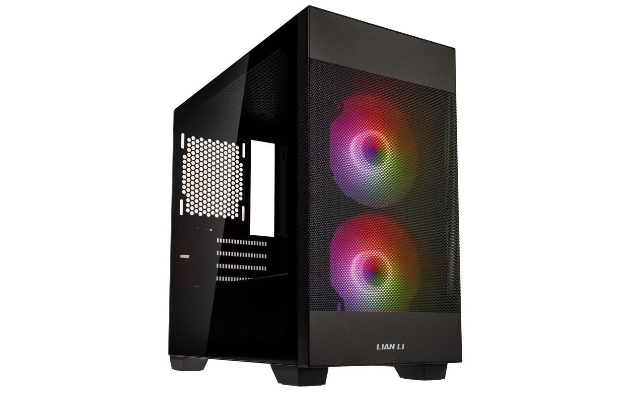 Lian Li LANCOOL 205M Mesh Schwarz Midi-Tower, Tempered Glass
