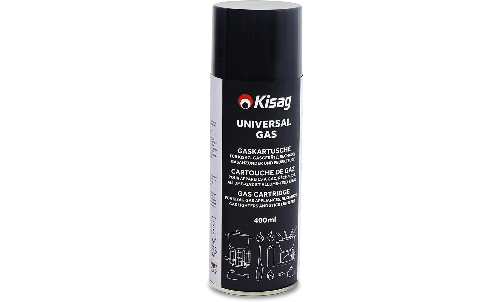 Kisag Gaskartusche Nachfüll 400ml Gaskartusche mit sauberer Energie