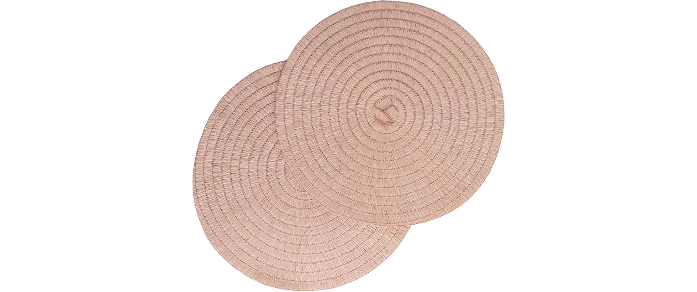 Pichler Tischset Wave-2er nude 38x38cm, 2 Stk