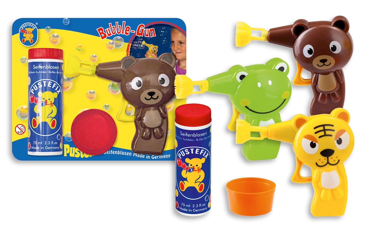 Pustefix Bubble-Gun Tiere Alter: 4+ / assortiert
