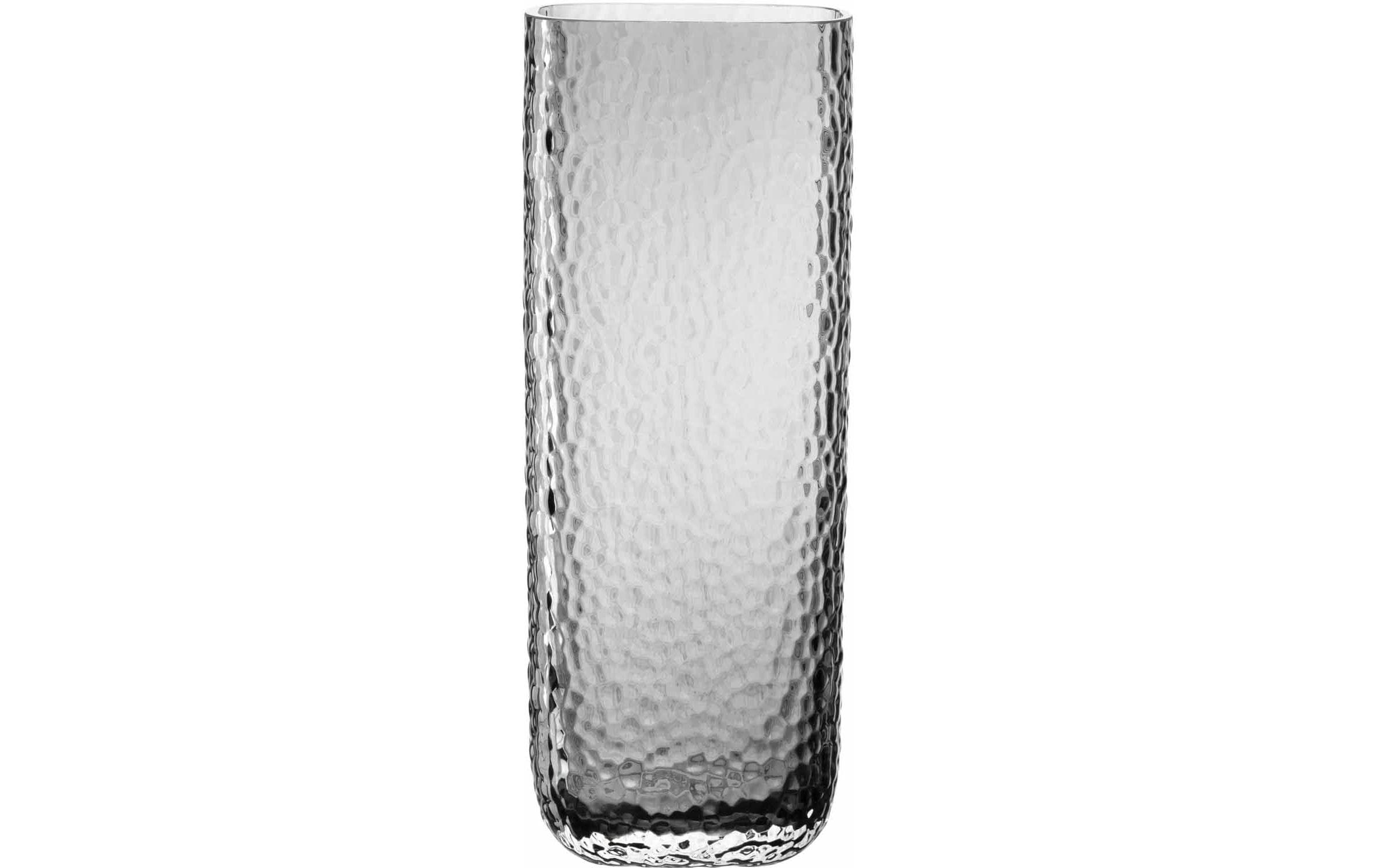 Leonardo Vase Martello 27 cm Glas, H: 27cm, B: 8cm, 1.3 Liter, Grau