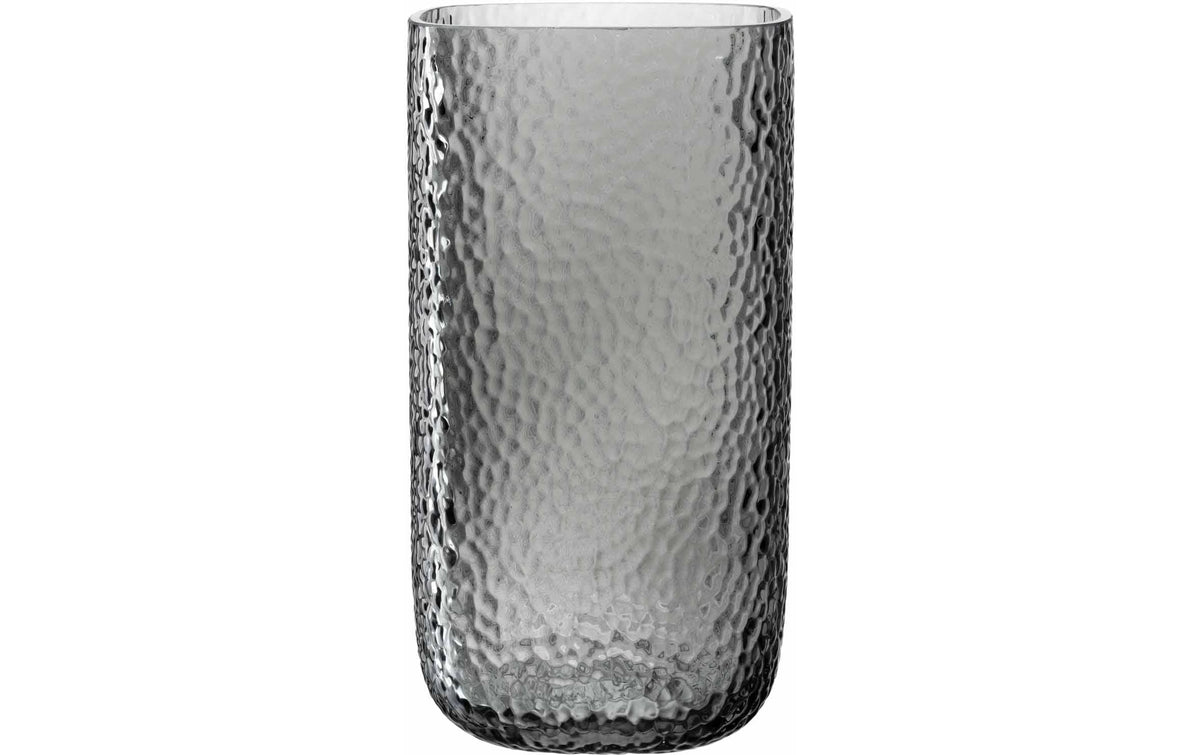 Leonardo, Vase Martello 29 cm, Grau Glas, H: 29cm, B: 15cm, 4.8 Liter, Grau
