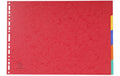 Exacompta Register A3 quer, 5 Taben Mehrfarbig, Colorspan