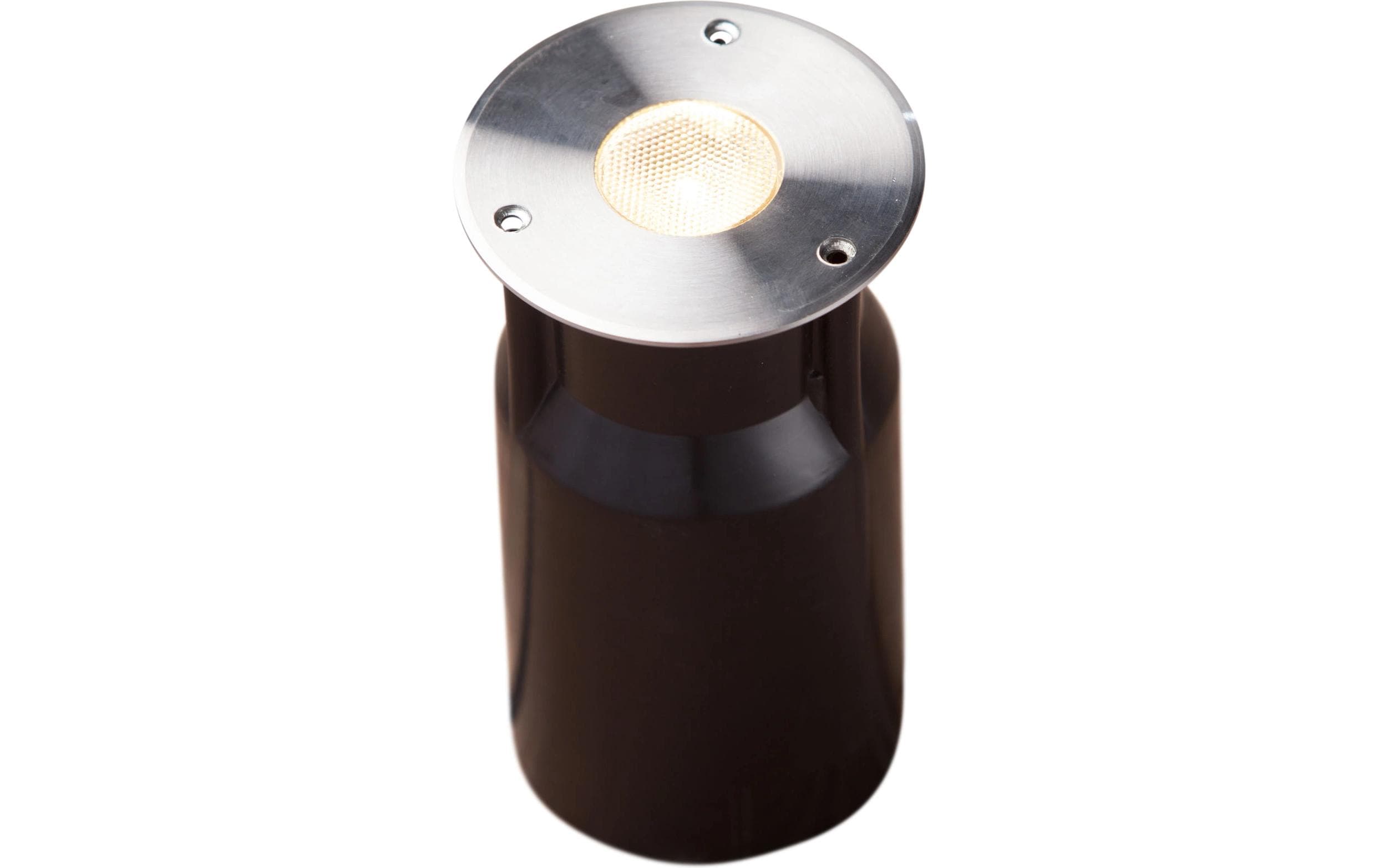 Heissner Smart Light Decklight, 3W, WW Warmweiss, Edelstahl