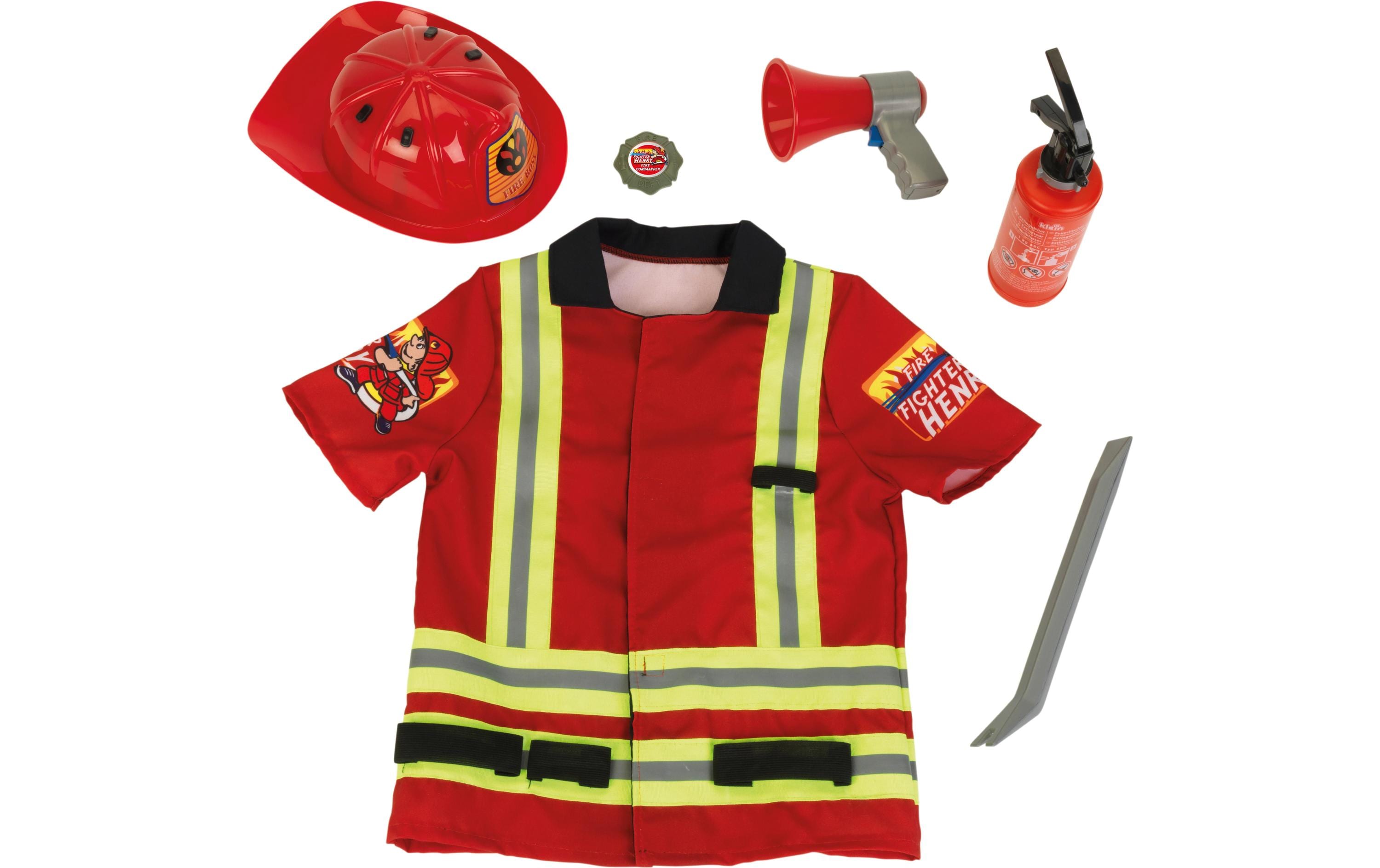 Klein-Toys PRO Feuerwehrkostüm mit Zubehör