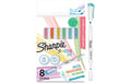 Sharpie S-Note Duo Textmarker Keilspitze 1,5-3.5mm/Rundspitze 1mm, 8 Stk
