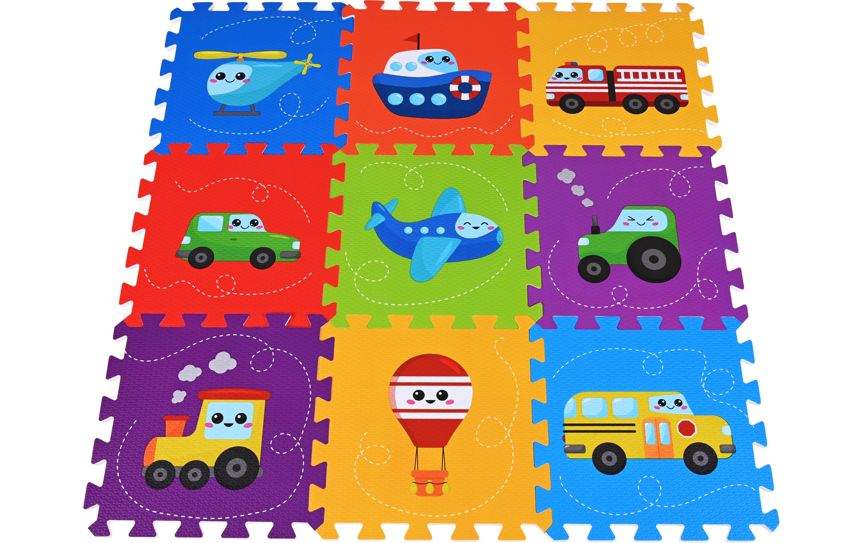 Puzzlematte Fahrzeuge 30 cm