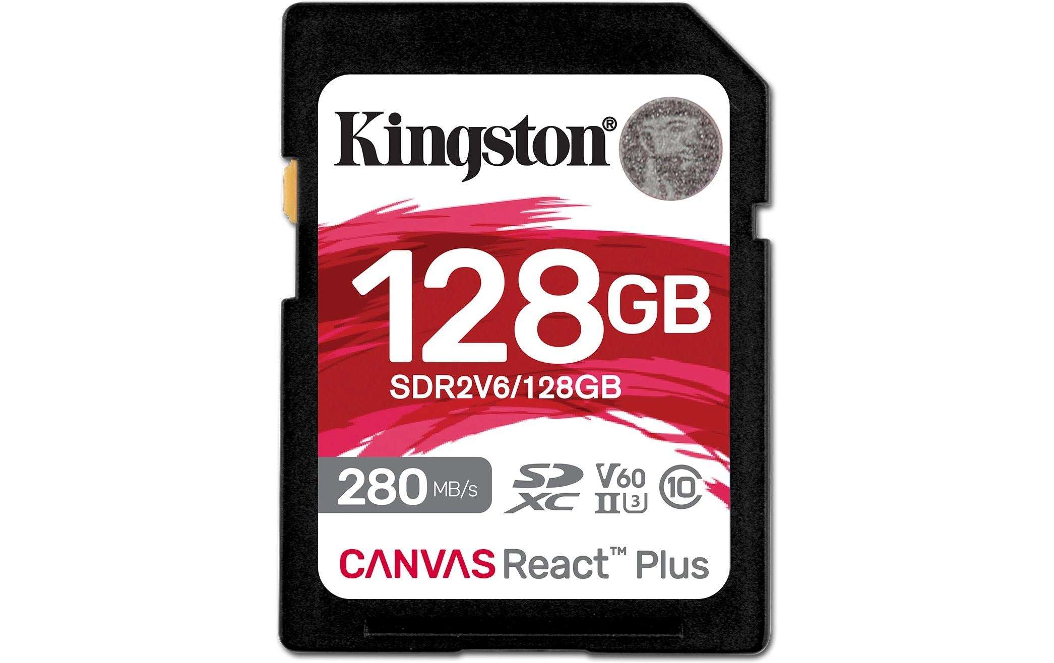 Canvas React Plus SDXC Card 128GB UHS-II U3 V60, les. 280MB/s, schr. 100MB/s