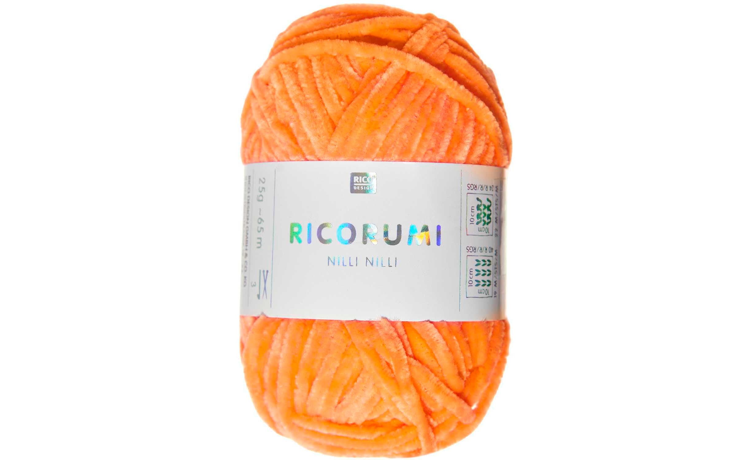 Rico Ricorumi Nilli Nilli neon oran. 25 g, 65 m, 100 % PES
