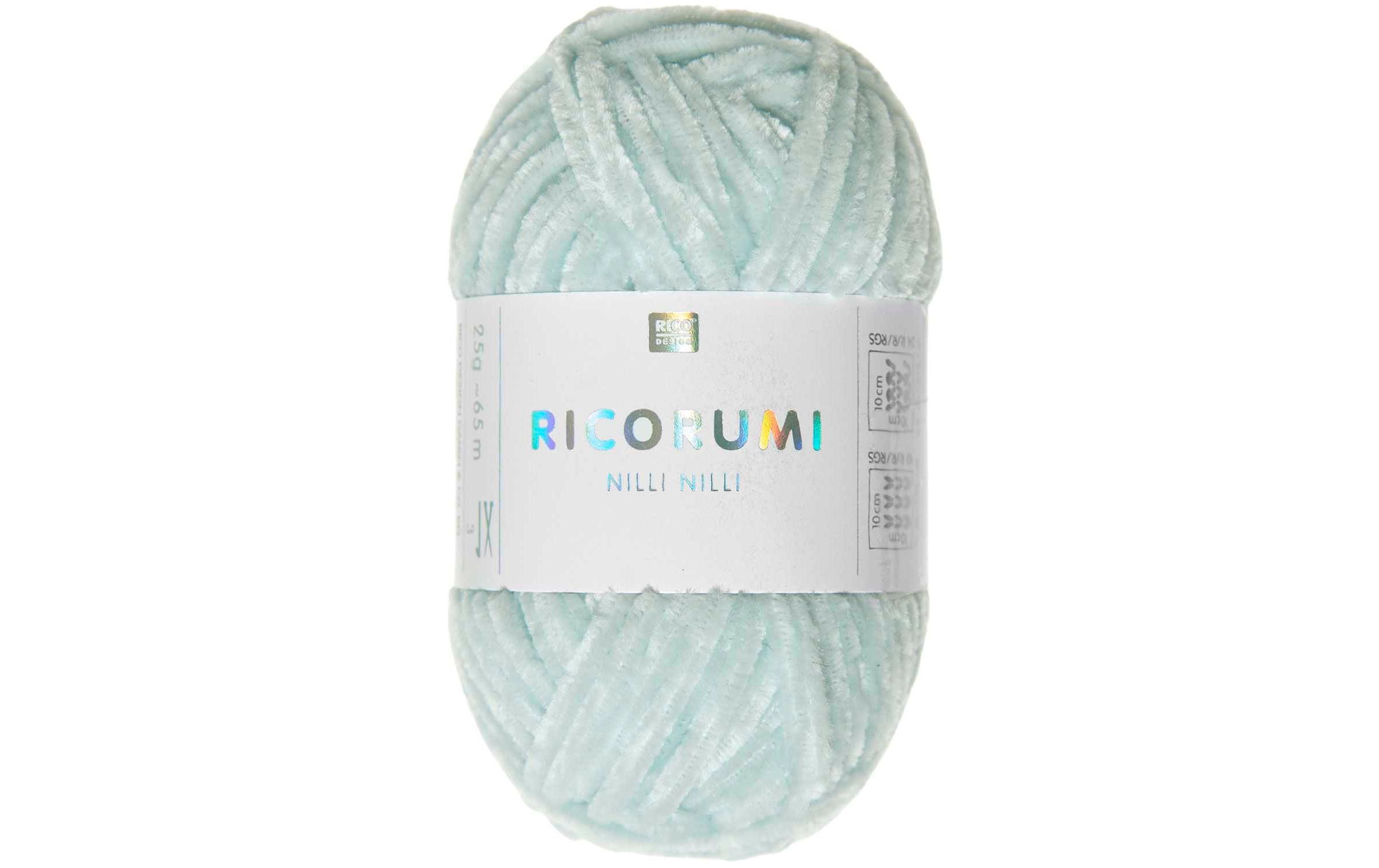 Rico Ricorumi Nilli Nilli eisblau 25 g, 65 m, 100 % PES