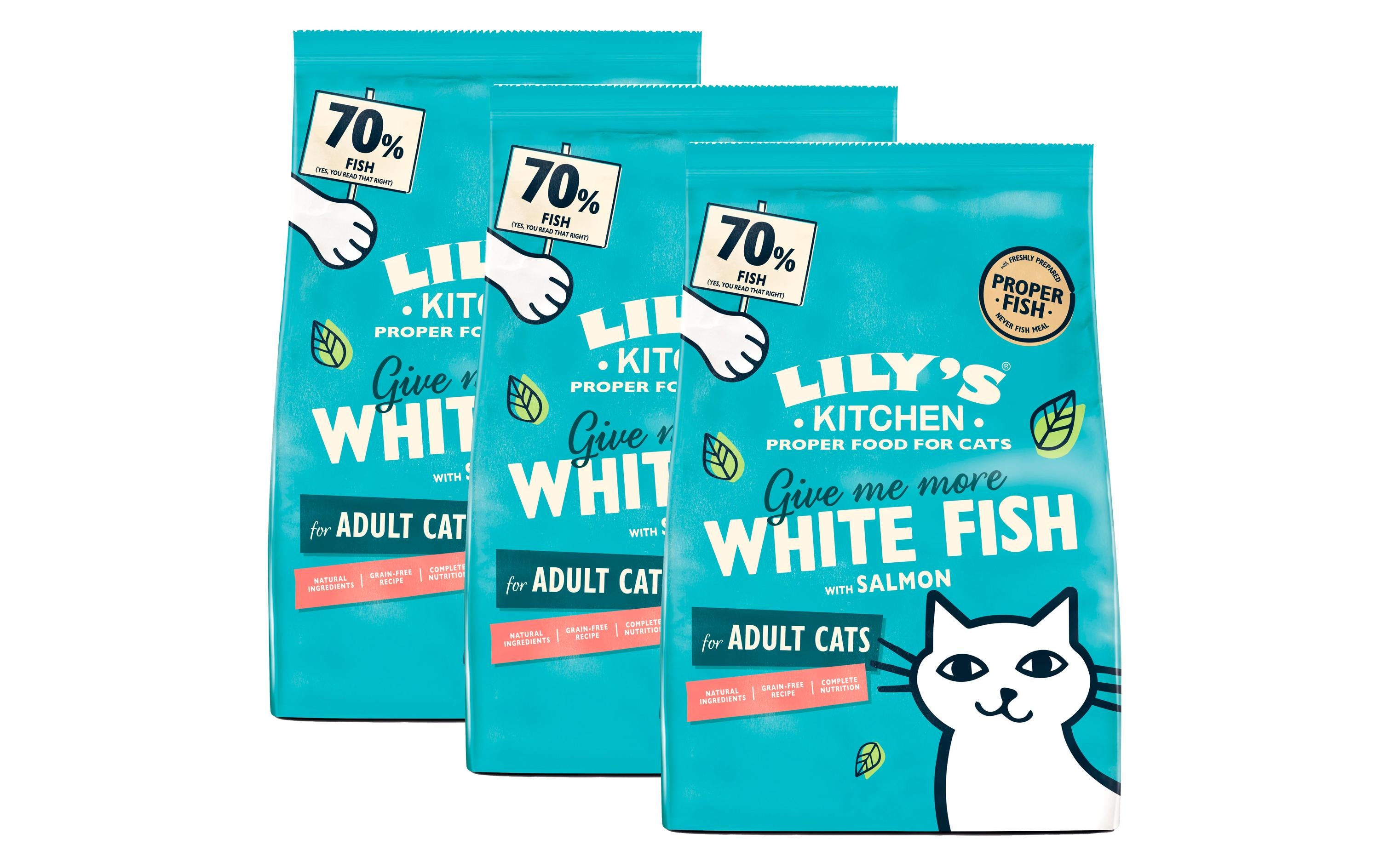 Lilys Kitchen Trockenfutter Fisch 3 x 800g