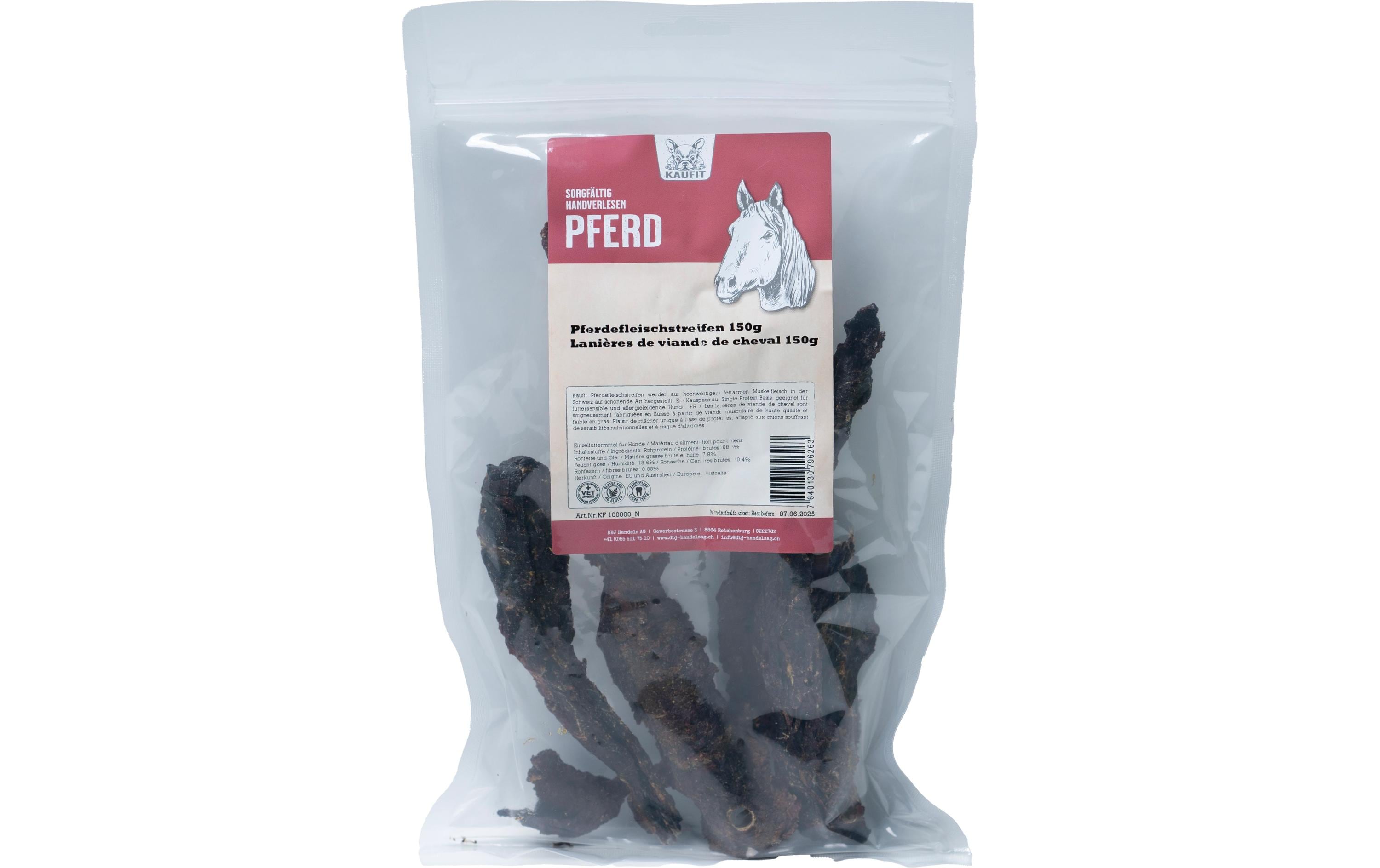 Kaufit Pferdefleischstreifen 1A 150g