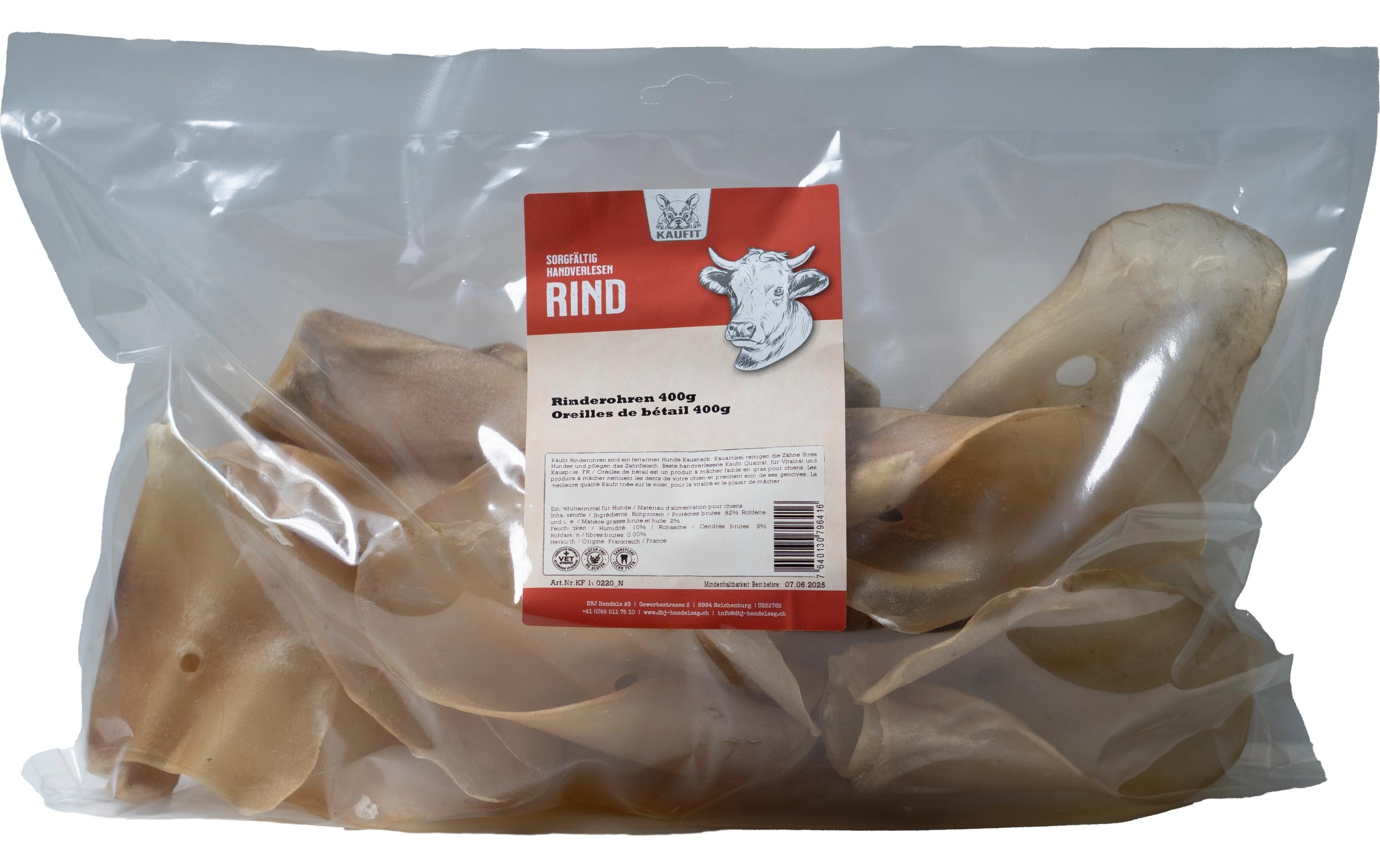 Kaufit Rinderohren 400g