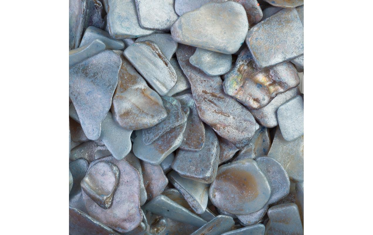 Ambiance Glänzende Muschelplatten Hellblau in Flasche 250 ml
