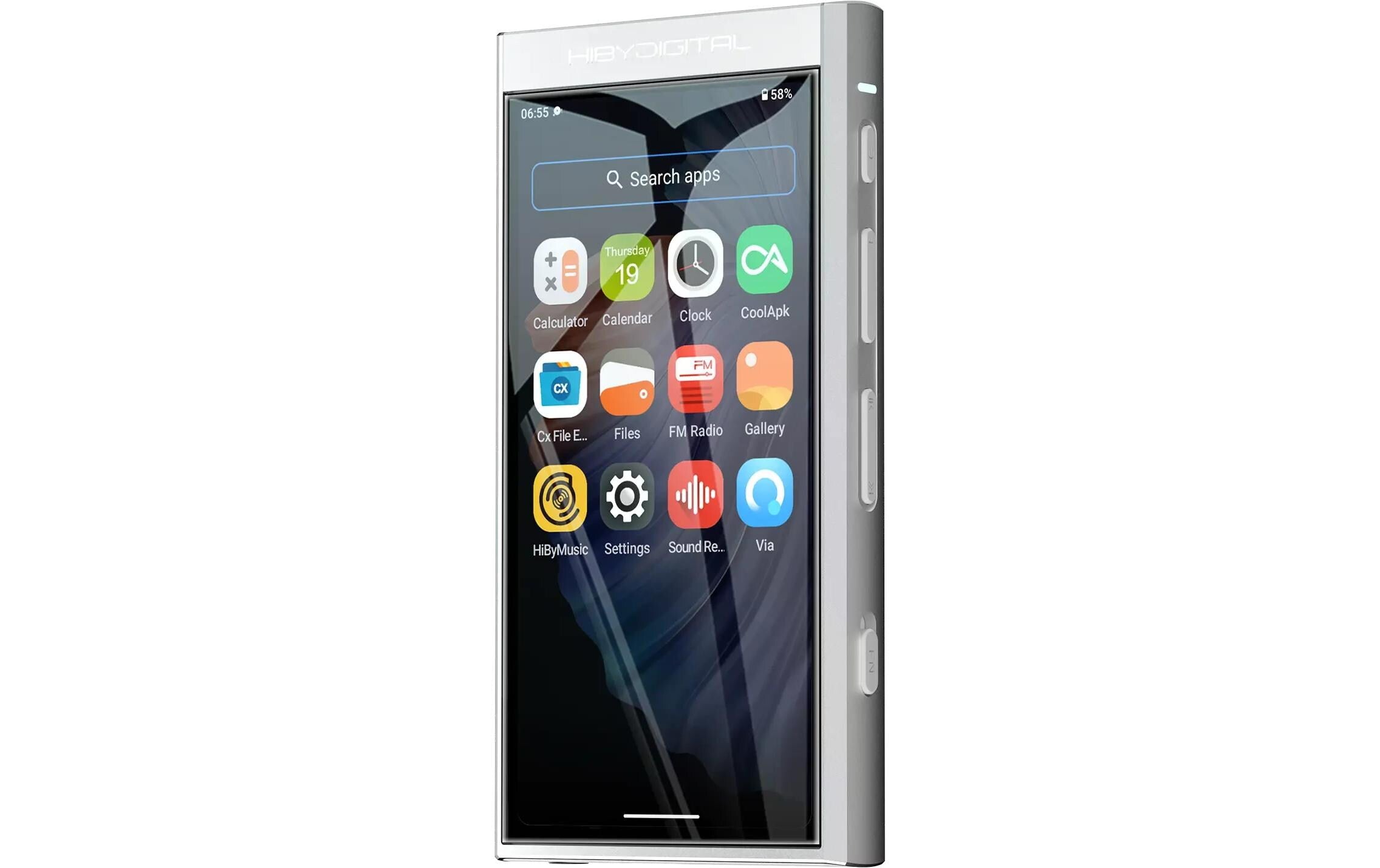HiBy M300 Silber Hi-Res Android Musikplayer, WiFi, Bluetooth