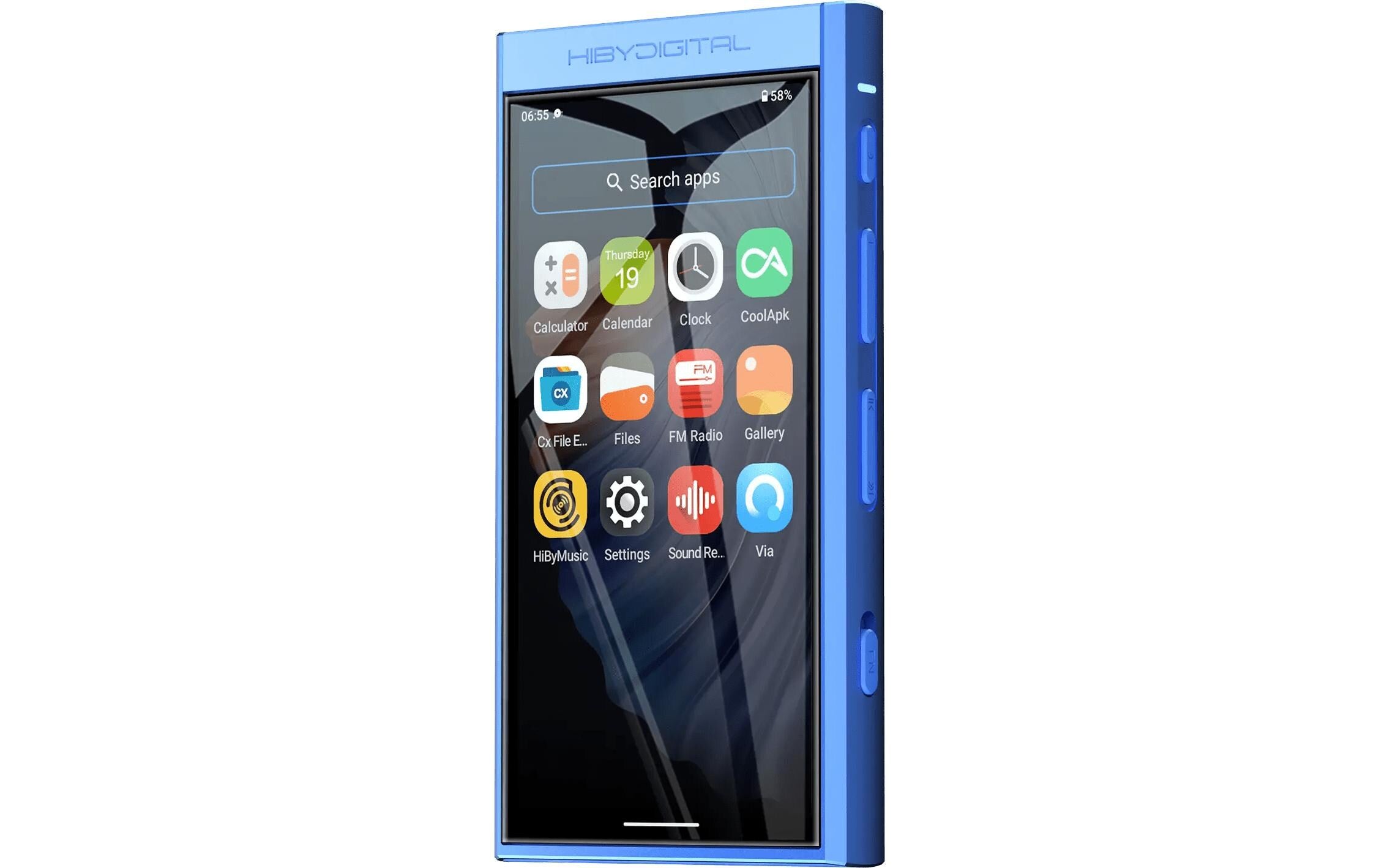 HiBy M300 Blau Hi-Res Android Musikplayer, WiFi, Bluetooth