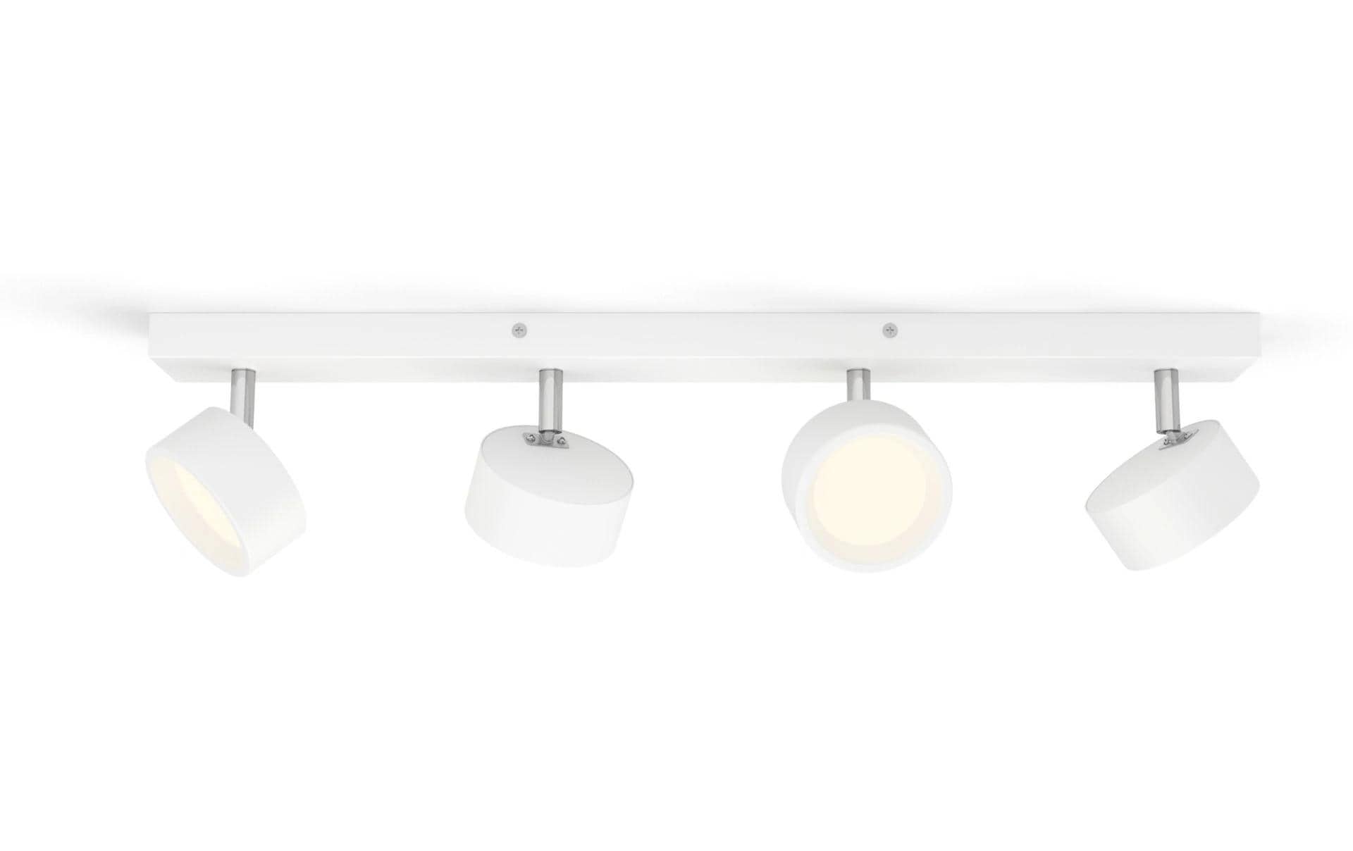 Philips  Bracia Spotleuchte 4x5.5W 2700K weiss