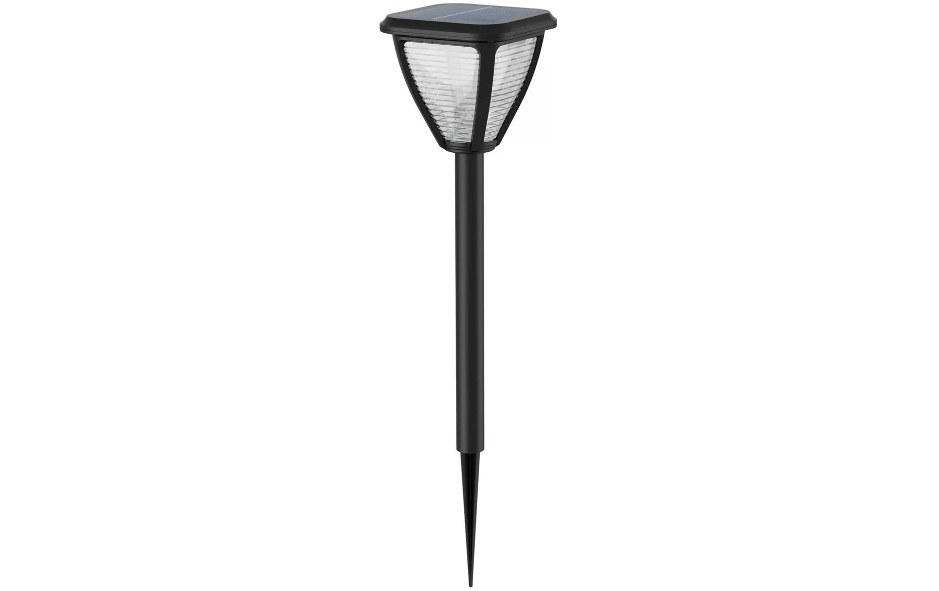 Philips  Solar Vapora Sockelleuchte Spiess 1.5W, Tageslichtsensor, 2700K schwarz