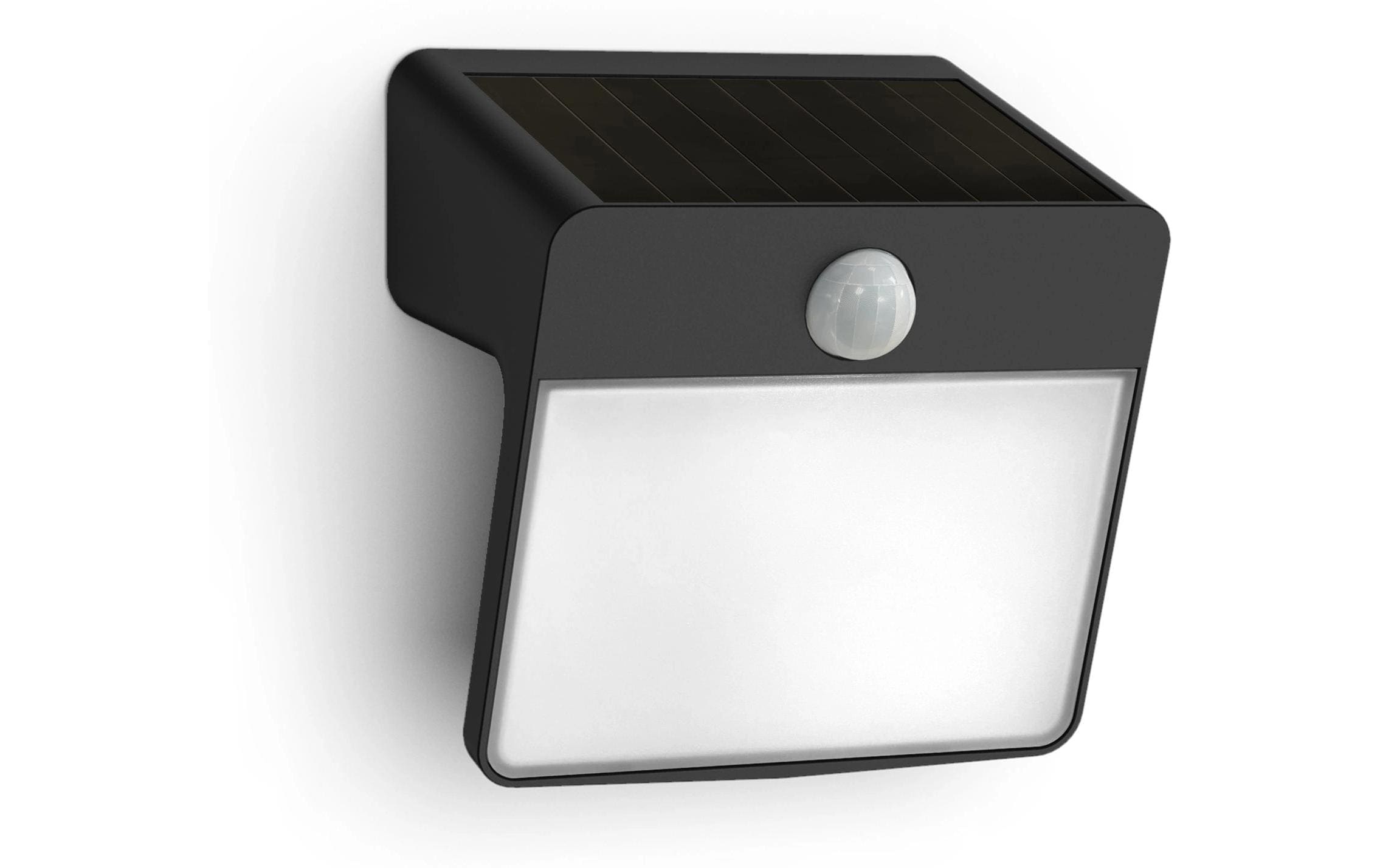 Philips  Solar Yarixa Wandleuchte 2.2W, Tages- und Bewegungssensor schwarz