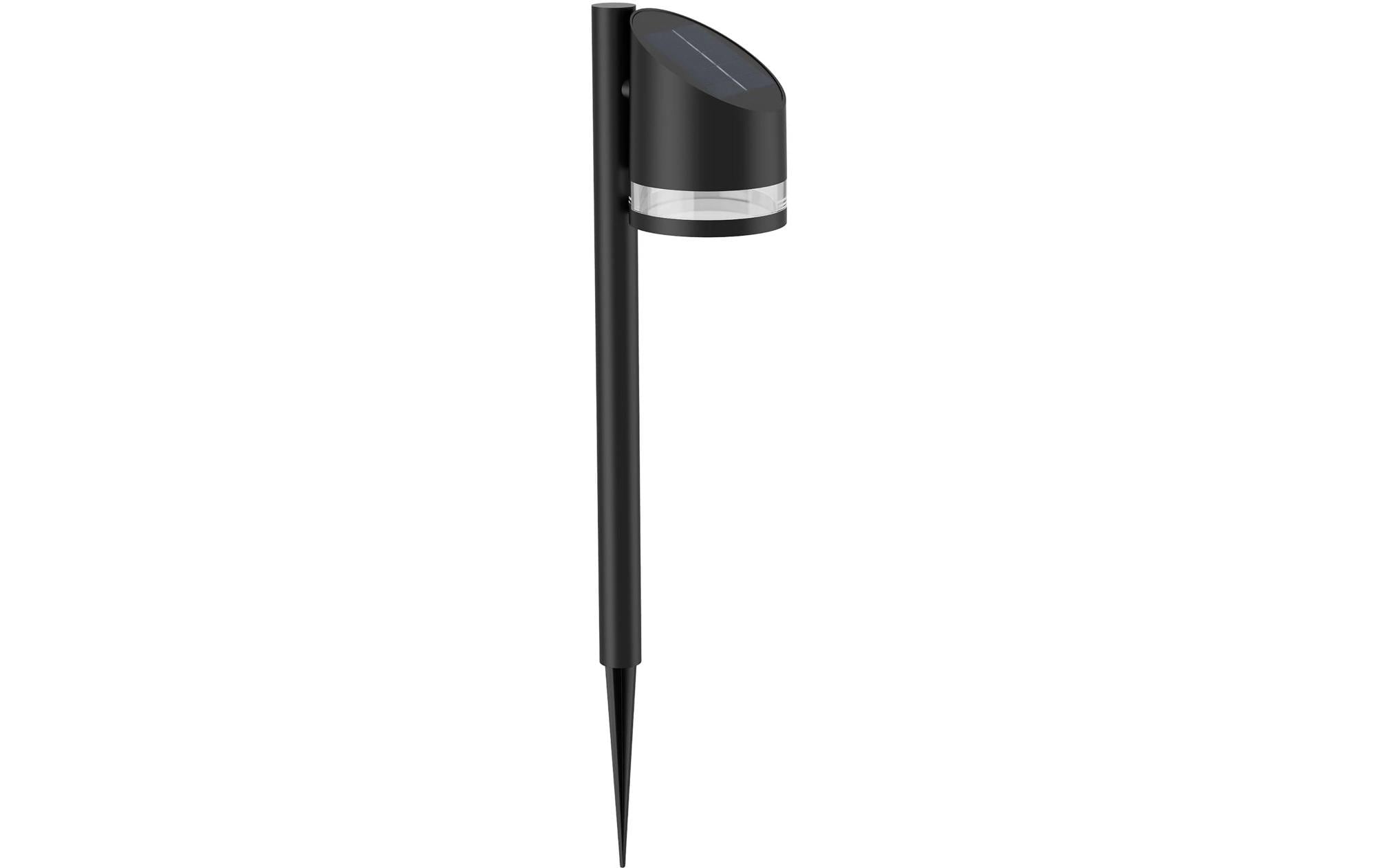 Philips  Solar Fyve Sockelleuchte Spiess 1.5W, Tageslichtsensor, 2700K, schwarz