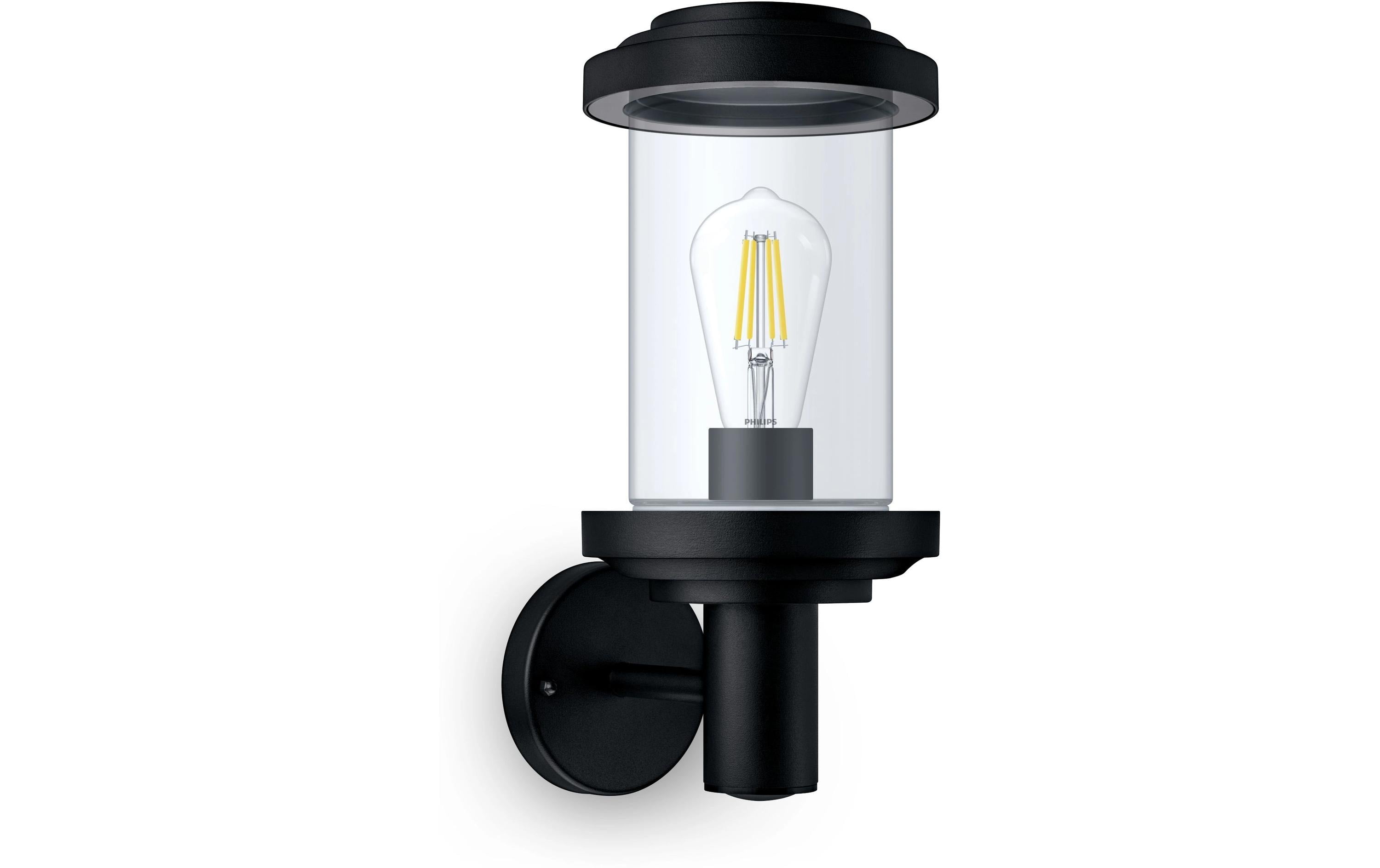 Philips  Listra Wandleuchte rund max. 25W, exkl. LM, schwarz
