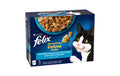 Felix Nassfutter Sensations 12x85g Lachs/Forelle/Seelachs/Sardine