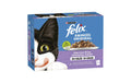 Felix Nassfutter Fleisch&Fisch in Gelee 12x85g