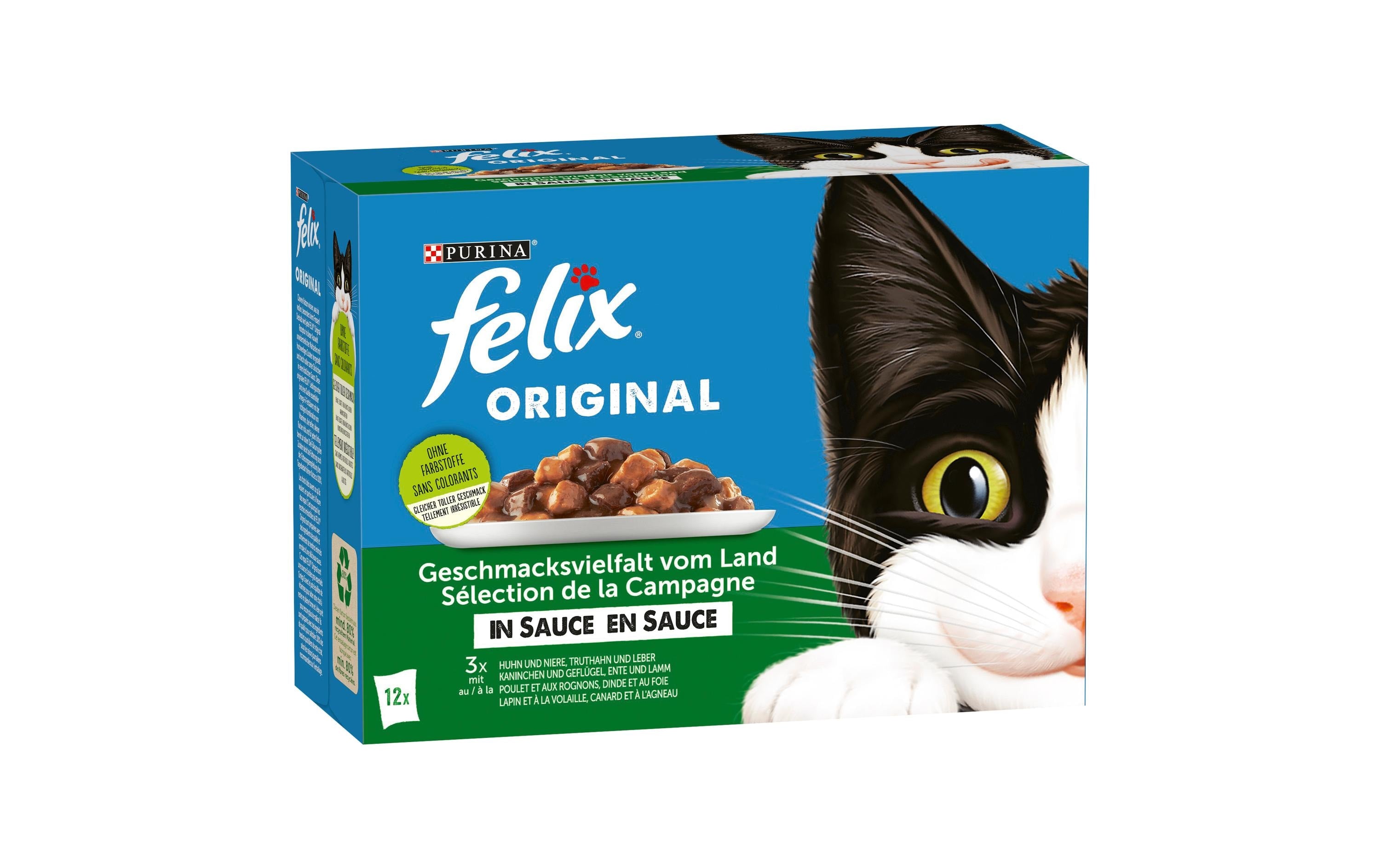 Felix Nassfutter Fleisch&Geflügel in Sauce 12x85g