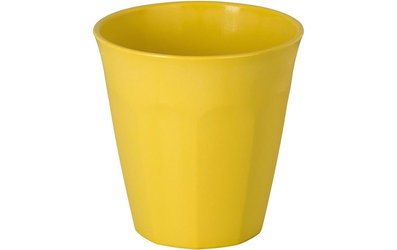 Koziol Becher NORA M 300ml 1 Stück D 9 x H 9cm, strong yellow