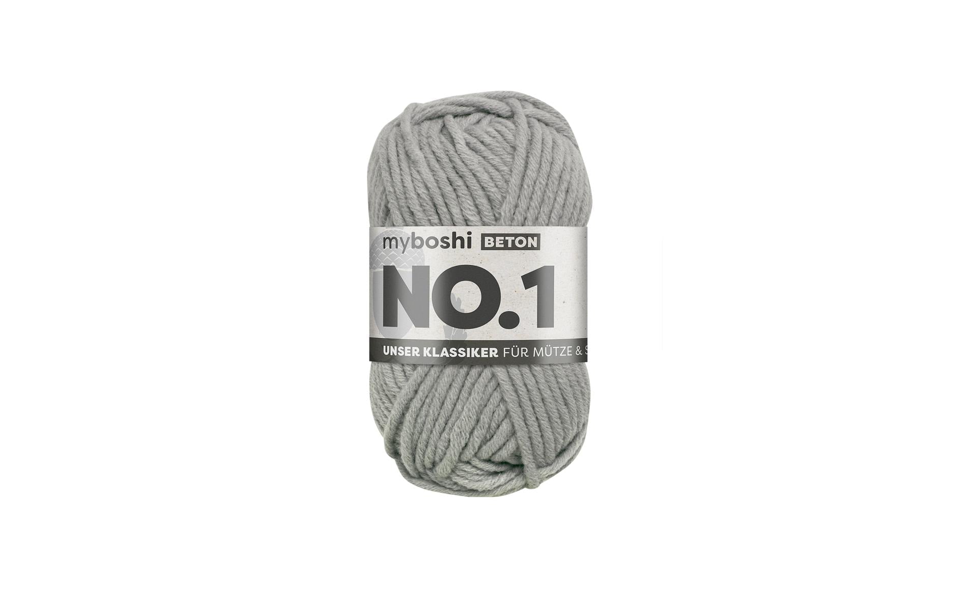 myboshi Wolle Nr.1 beton 50 g, 55 m, 70 % PAN, 30 % WO