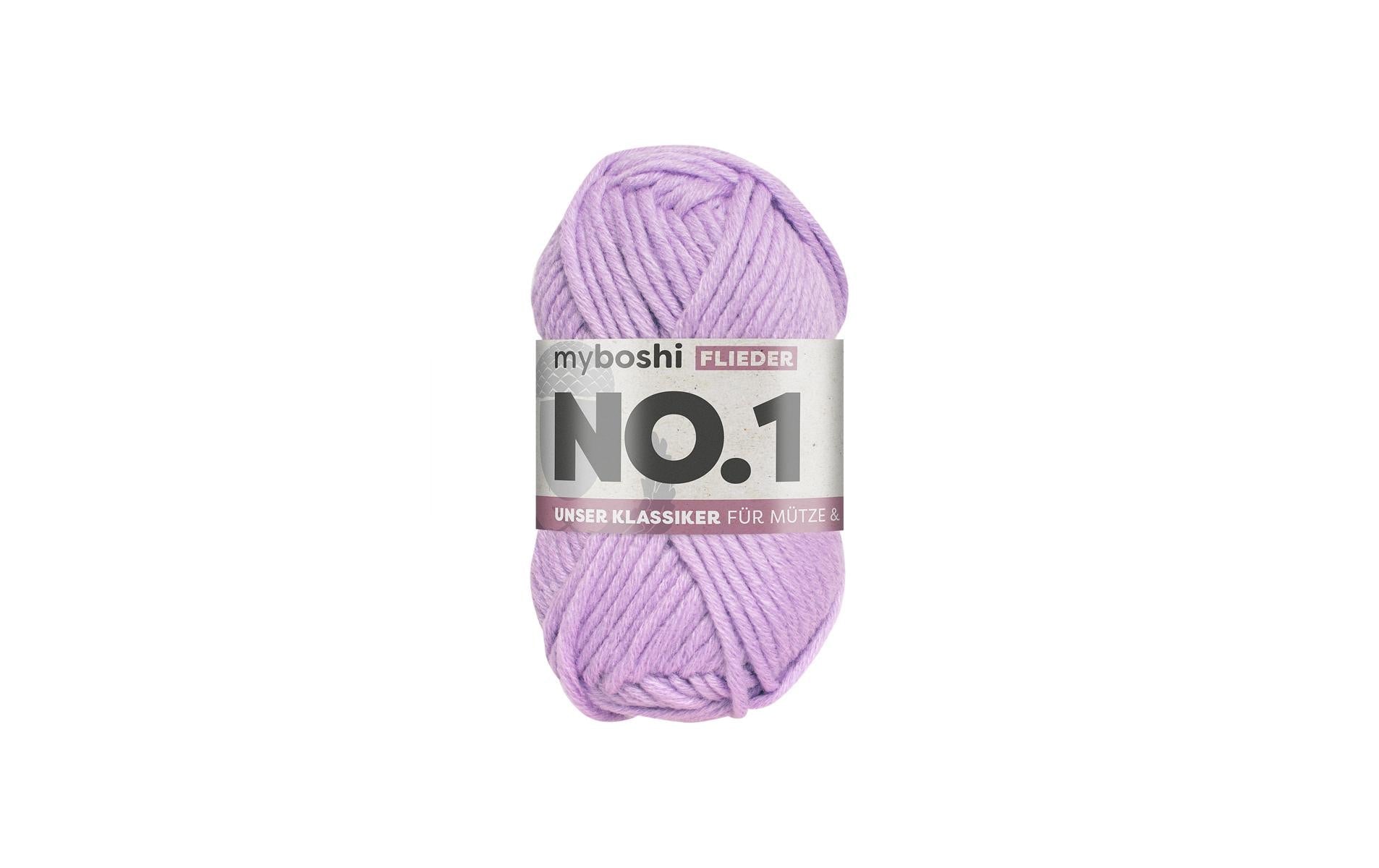 myboshi Wolle Nr.1 flieder 50 g, 55 m, 70 % PAN, 30 % WO