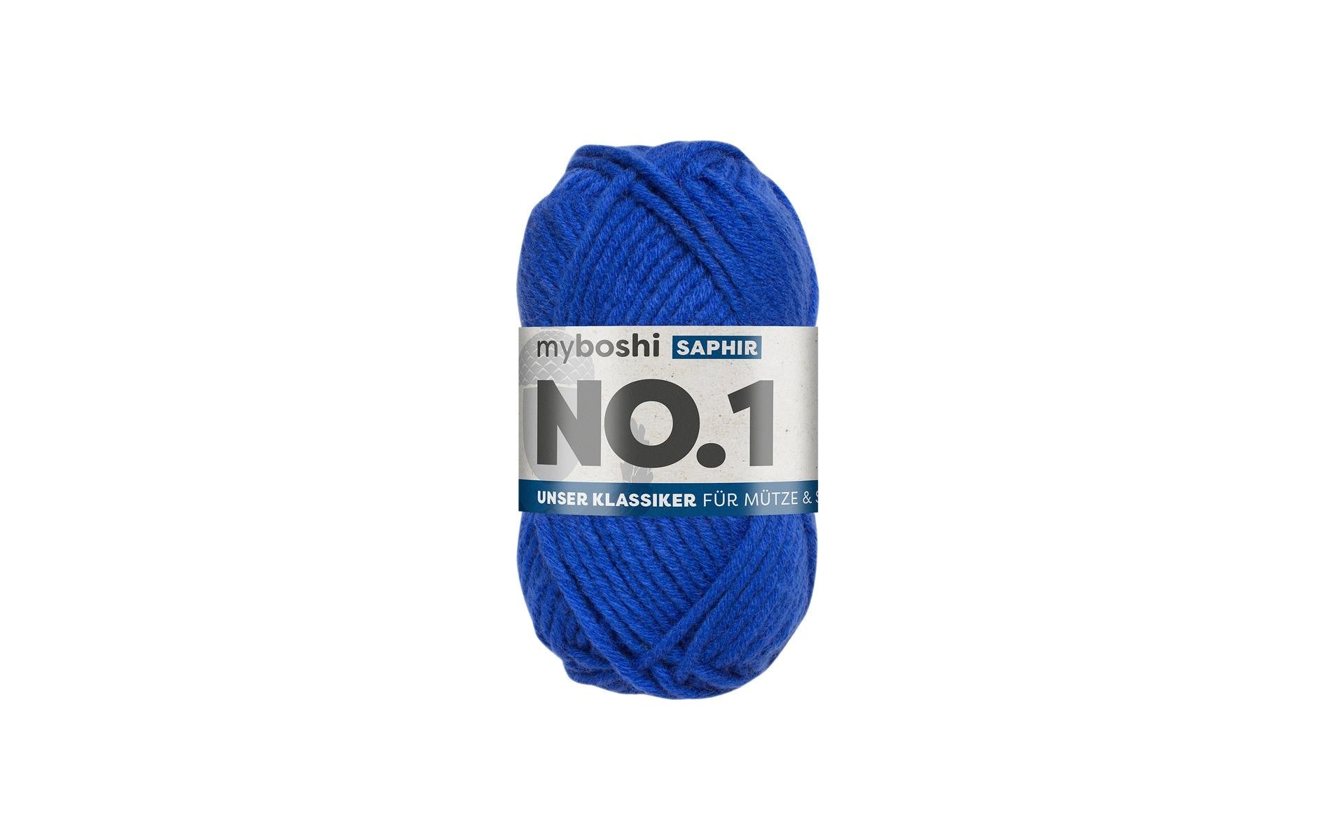 myboshi Wolle Nr.1 saphir 50 g, 55 m, 70 % PAN, 30 % WO
