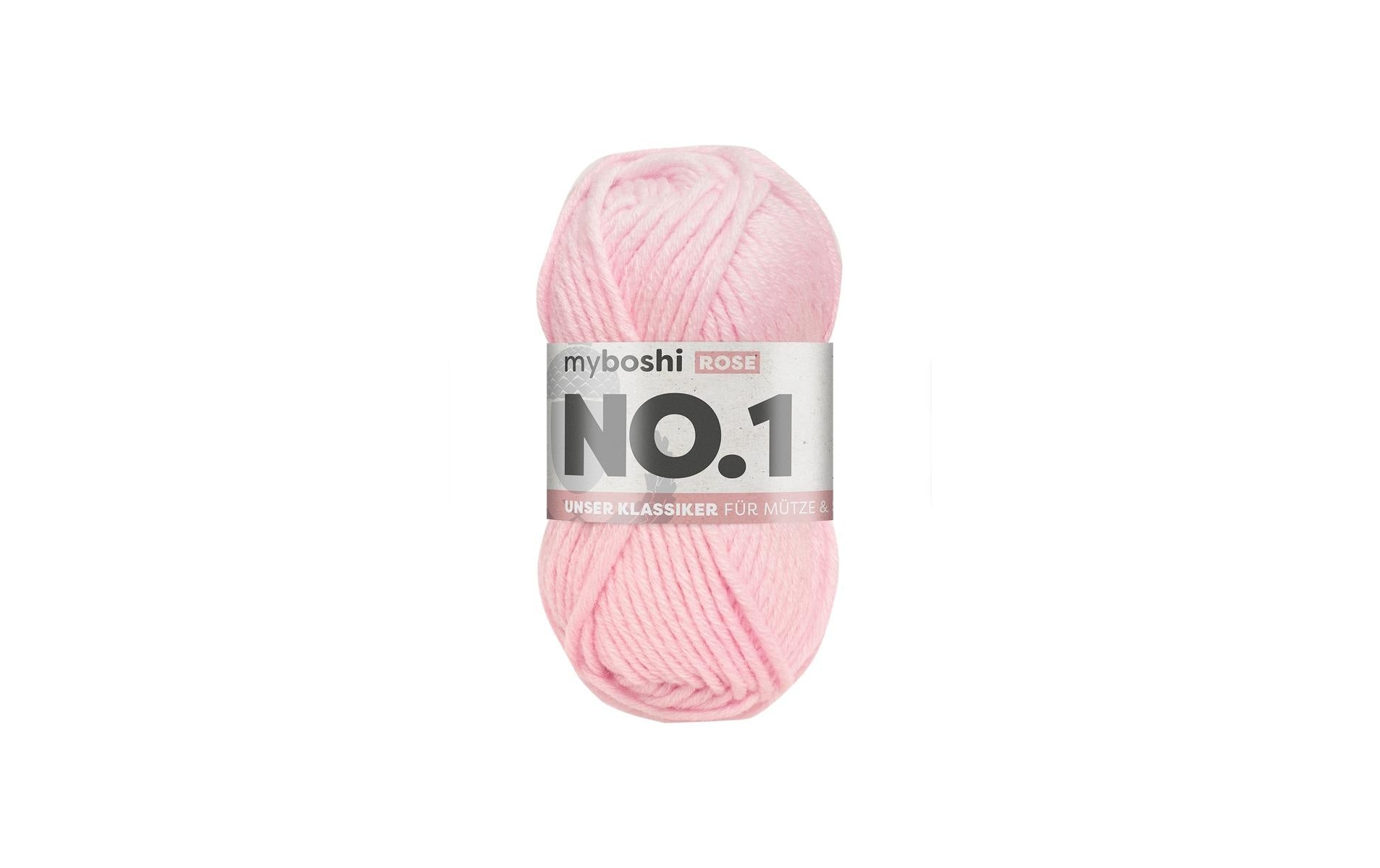 myboshi Wolle Nr.1 rose 50 g, 55 m, 70 % PAN, 30 % WO