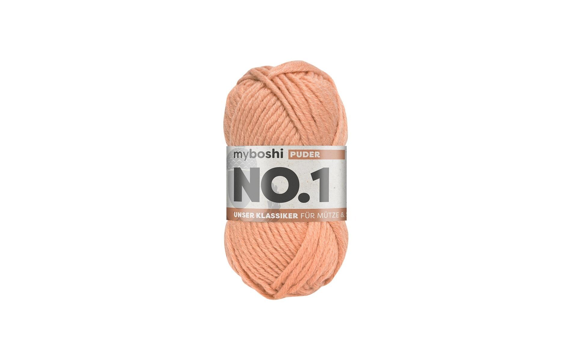 myboshi Wolle Nr.1 puder 50 g, 55 m, 70 % PAN, 30 % WO